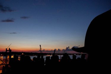 Beobachtungsabend Sonnenuntergang auf der Sternwarte
