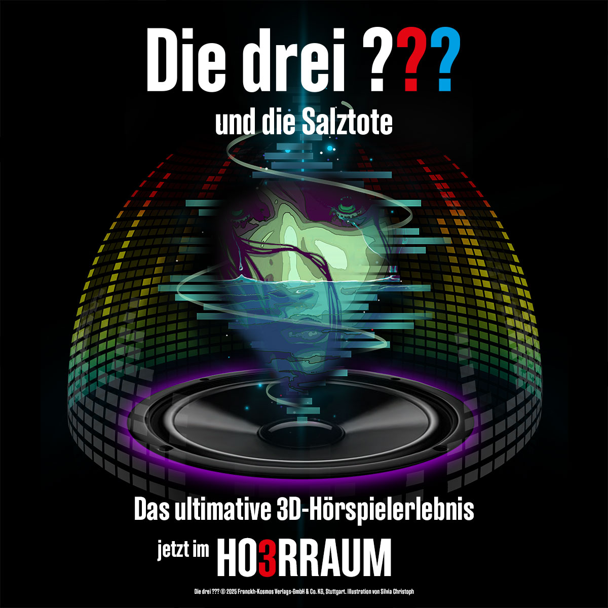 Logo: Die drei Fragezeichen und die Salztote
